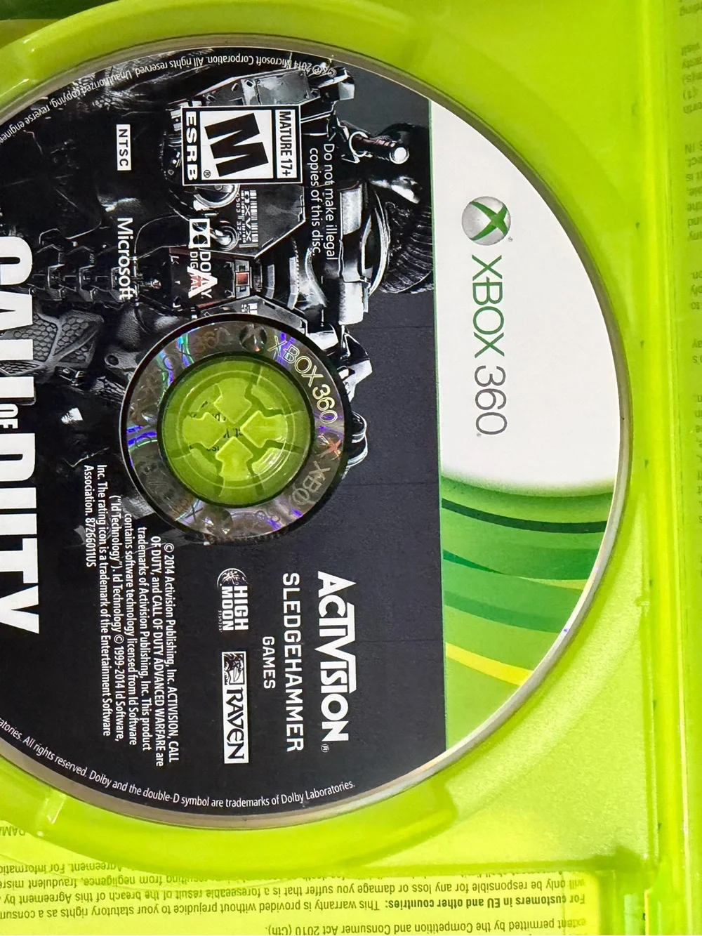 Call of Duty Xbox 360 Game Bundle - Black & White Covers